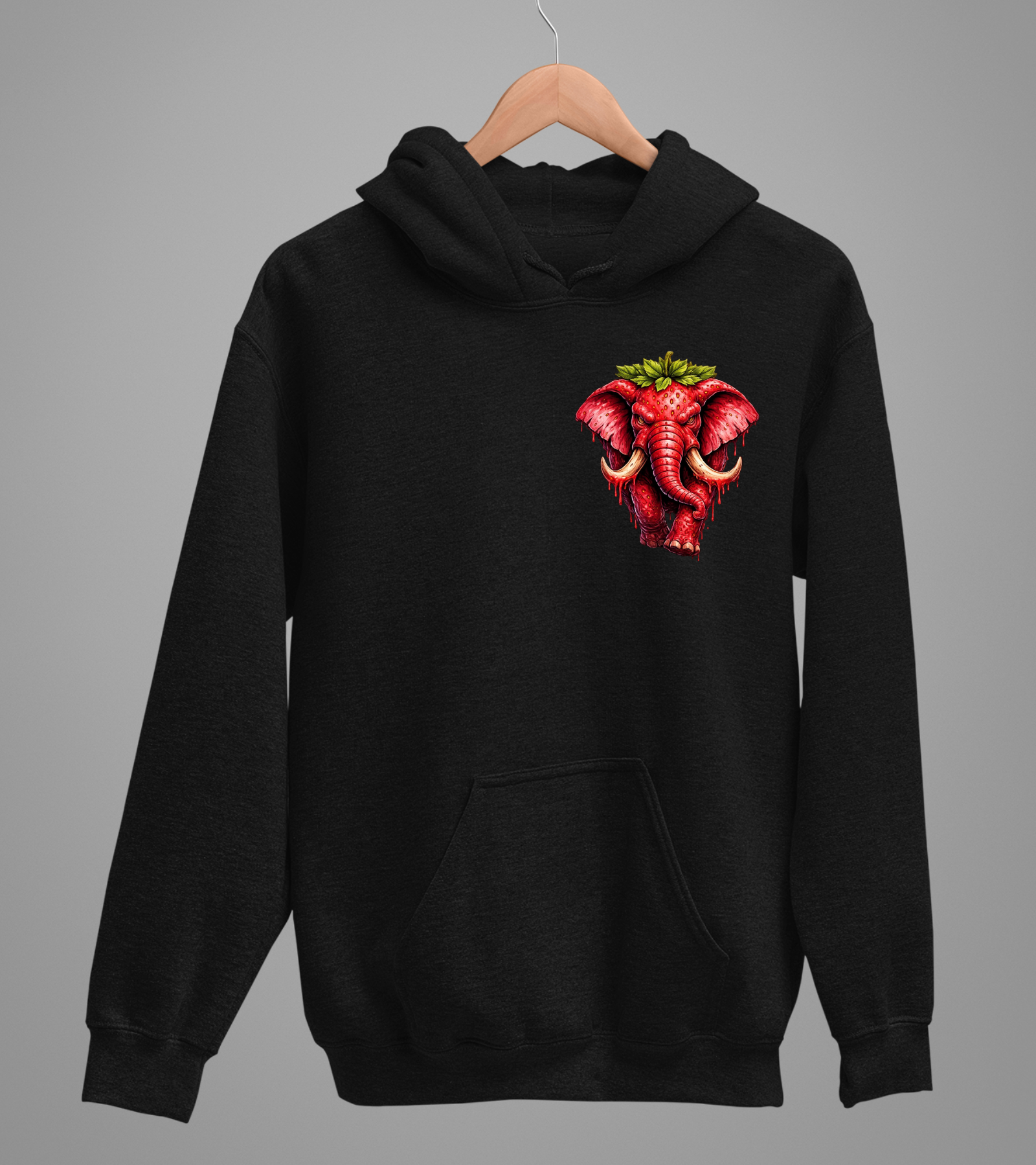 Strawberry Elephant Hoodie