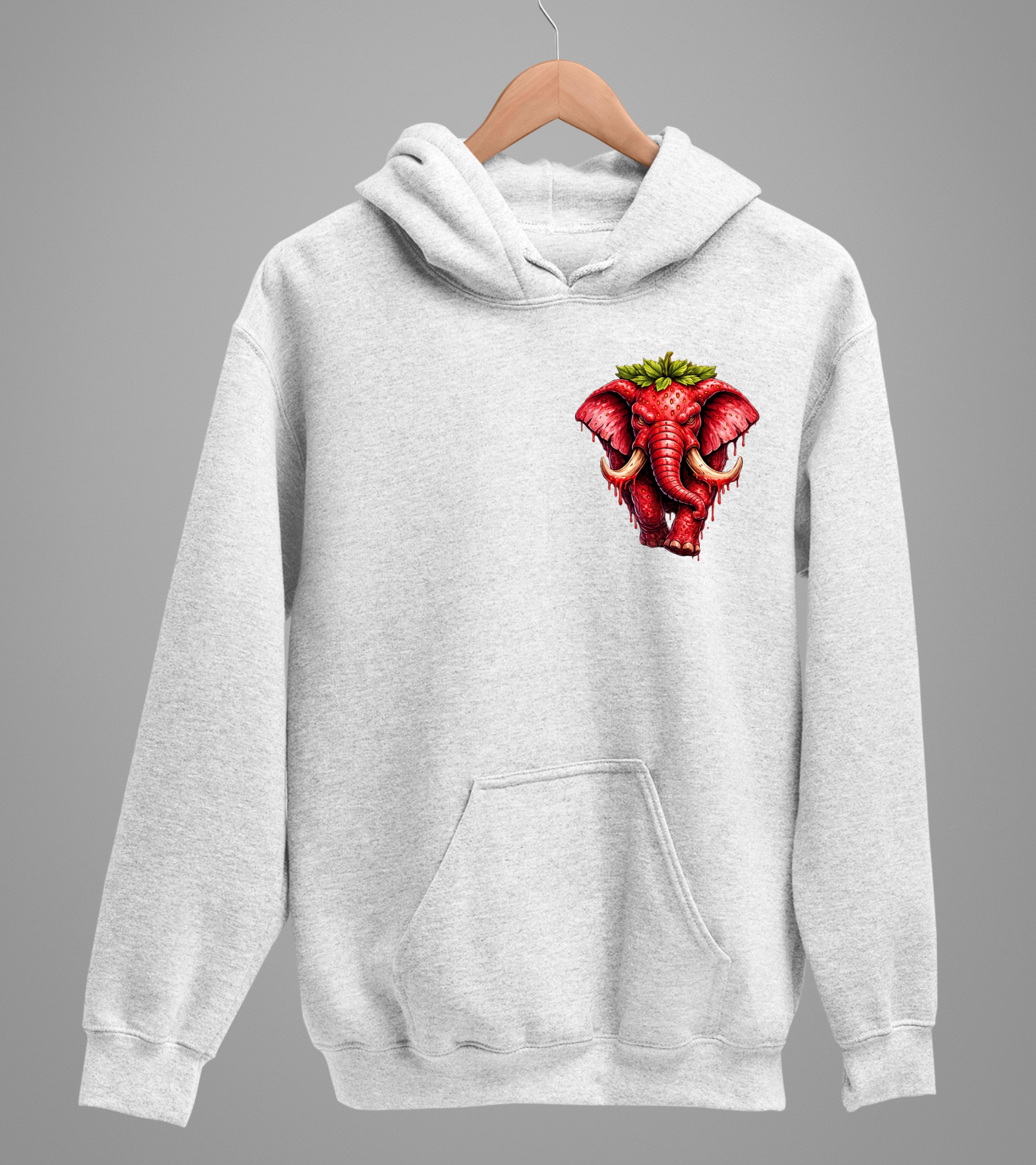 Strawberry Elephant Hoodie