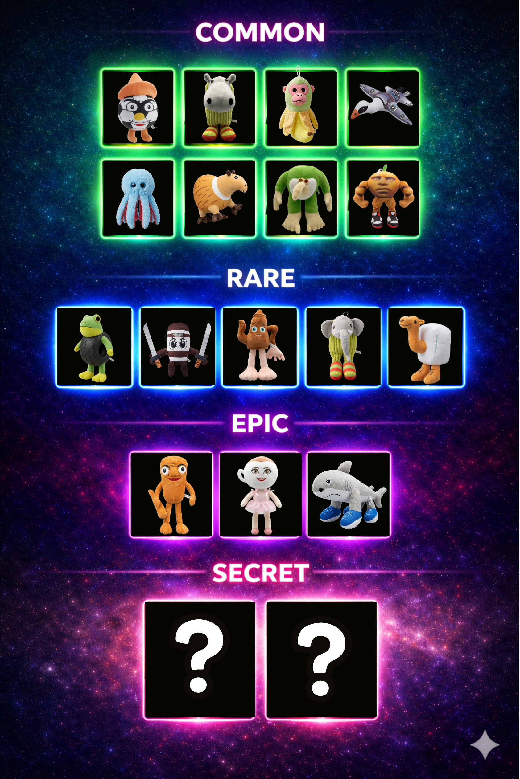 Lucky Block Brainrot Λούτρινα