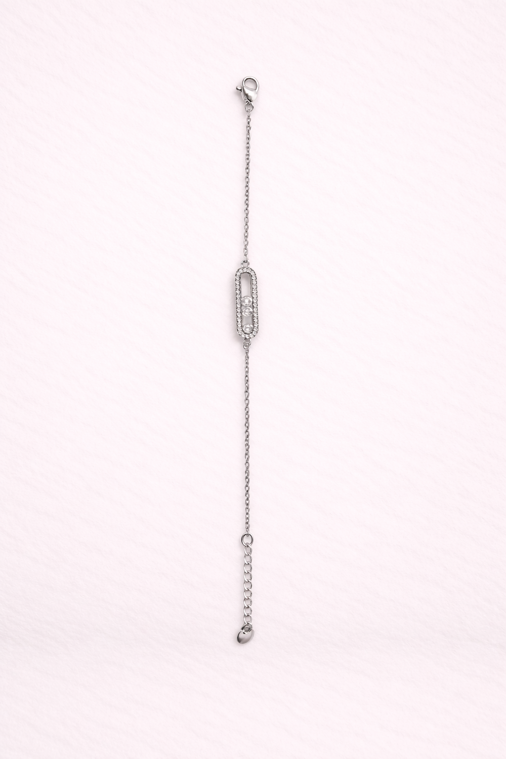 Βραχιόλι Silver Minimal με Πέτρες