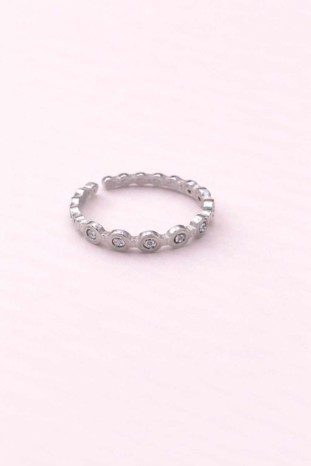 Δαχτυλίδι Eternity Silver με Ζιργκόν
