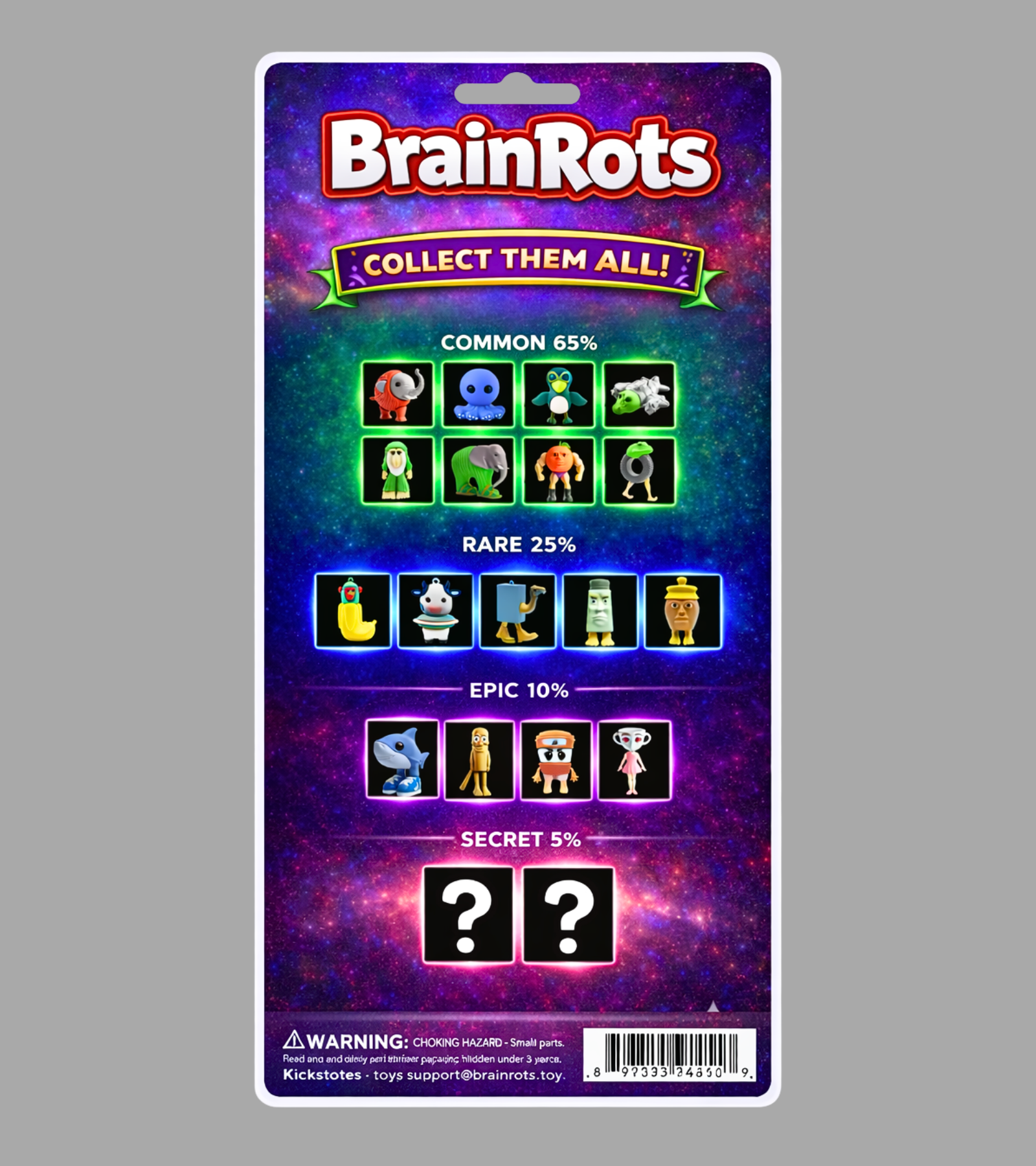 Lucky Block Brainrot Μπρελόκ