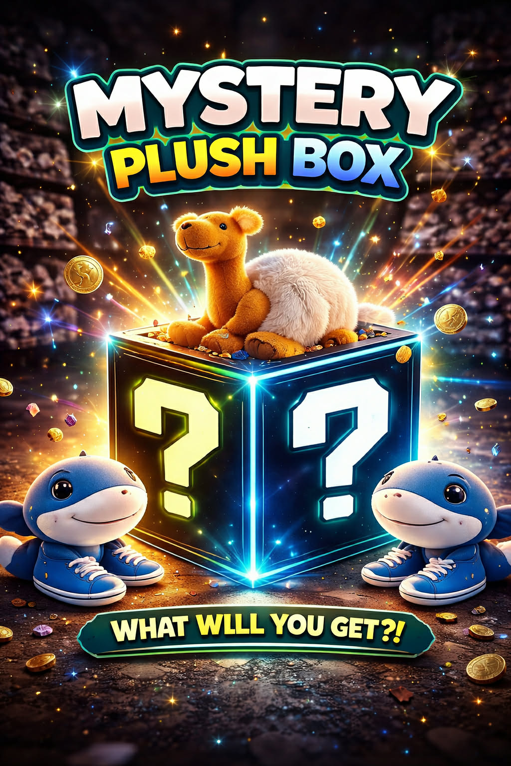 Lucky Block Brainrot Λούτρινα