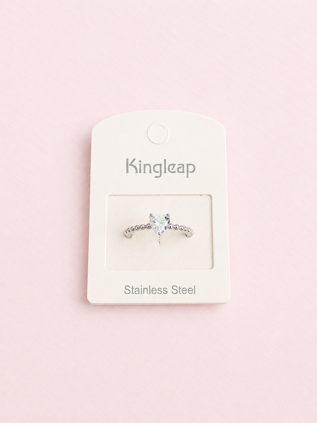 Crystal Heart Ring
